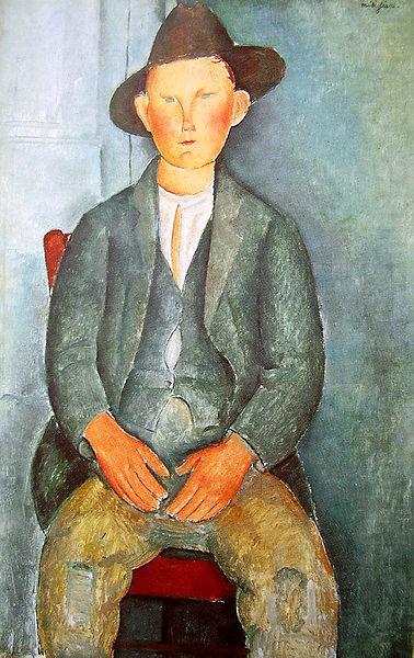 Amedeo Modigliani Junger Bauer china oil painting image